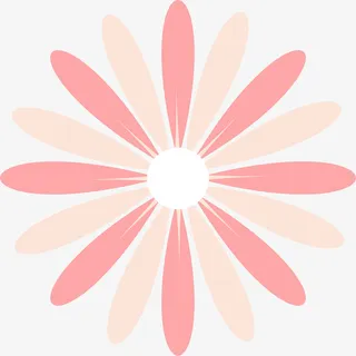 手绘粉色花朵花瓣免抠