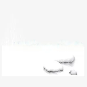 冬天的雪地免抠
