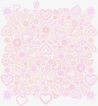 爱心花朵粉色背景装饰