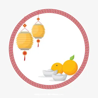 矢量中式灯笼免抠