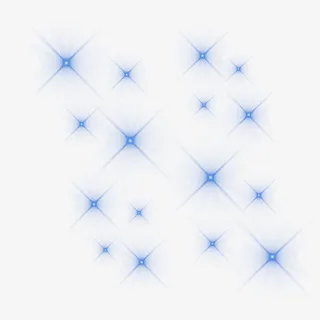 蓝色星星免抠