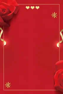 红色玫瑰花背景图高清