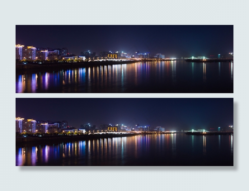 都市夜晚淘宝海报背景高清