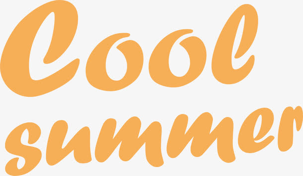 coolsummer字体设计免抠