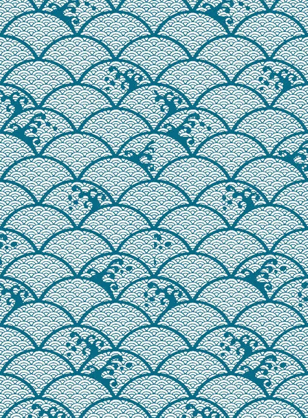 蓝色海洋纹免抠