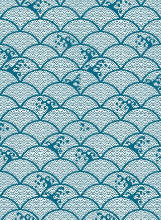 蓝色海洋纹免抠