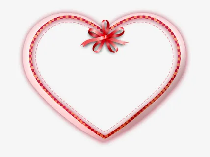 心形边框免抠