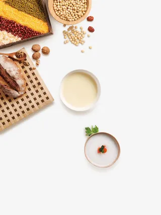 纯正黄豆原料手磨豆浆免抠