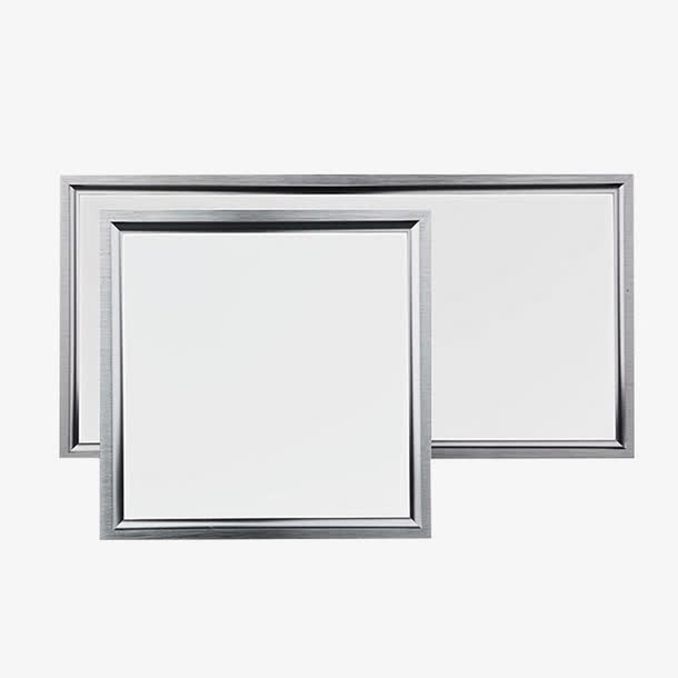 产品实物平板灯两个免抠