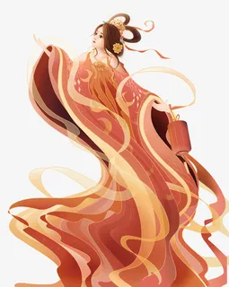 国潮中秋嫦娥神话人物免抠