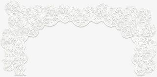 白色浪漫婚礼花门免抠