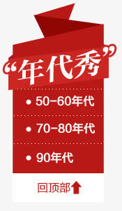 红色的年代秀免抠