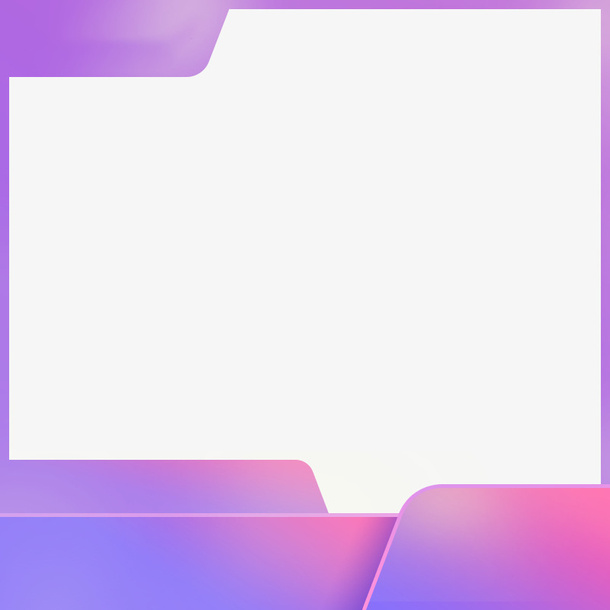 电商主图边框大促模板设计紫色方图免抠