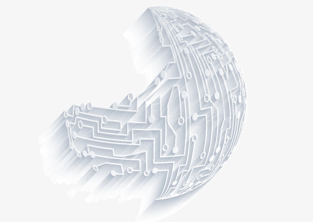 大脑思维线路图免抠