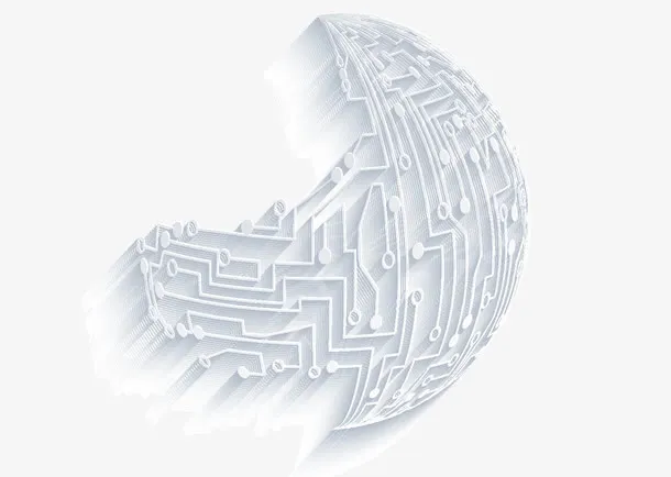 大脑思维线路图免抠