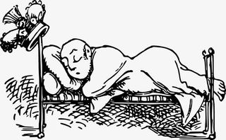 矢量睡觉的人物免抠