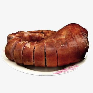 切片腊猪蹄装盆免扣免抠