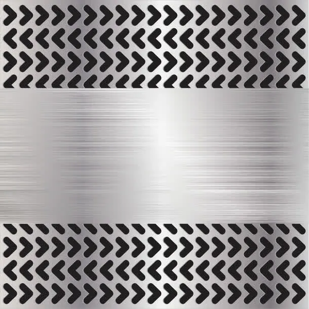 箭头金属条纹免抠