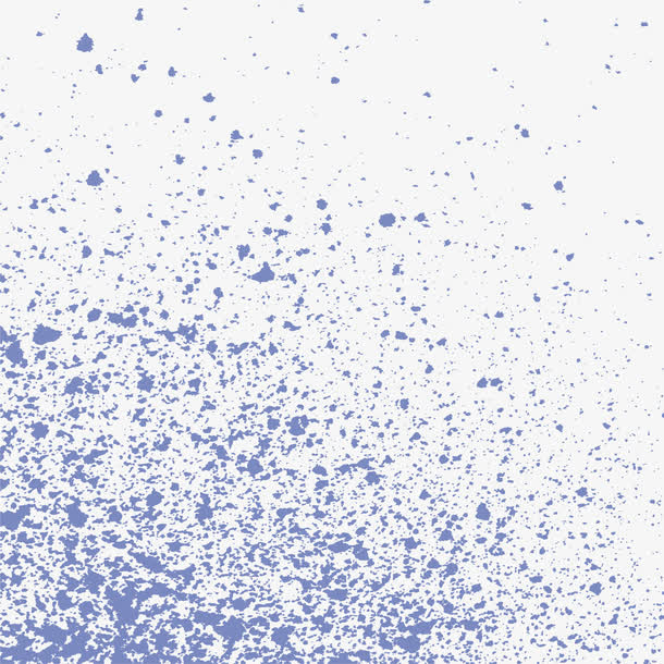 蓝色水彩颜料免抠