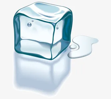 融化的冰块免抠