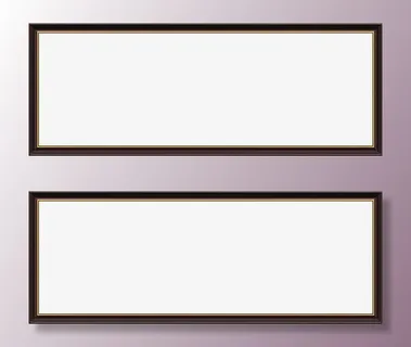 黑色简约复古边框免抠 黑色简约复古边框免抠