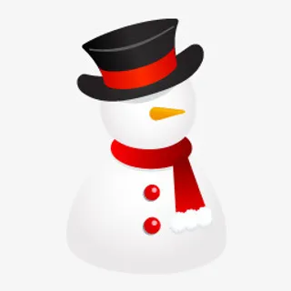 雪人帽子funny-snowmen-icons免抠
