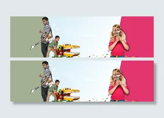 国外青少年成长简约大气背景高清