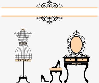 矢量欧式家具海报背景素材