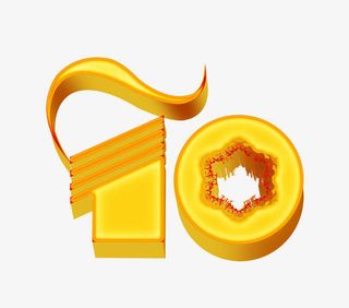 周年庆典艺术字免抠