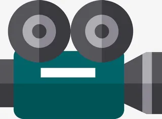 新闻直播摄影机免抠