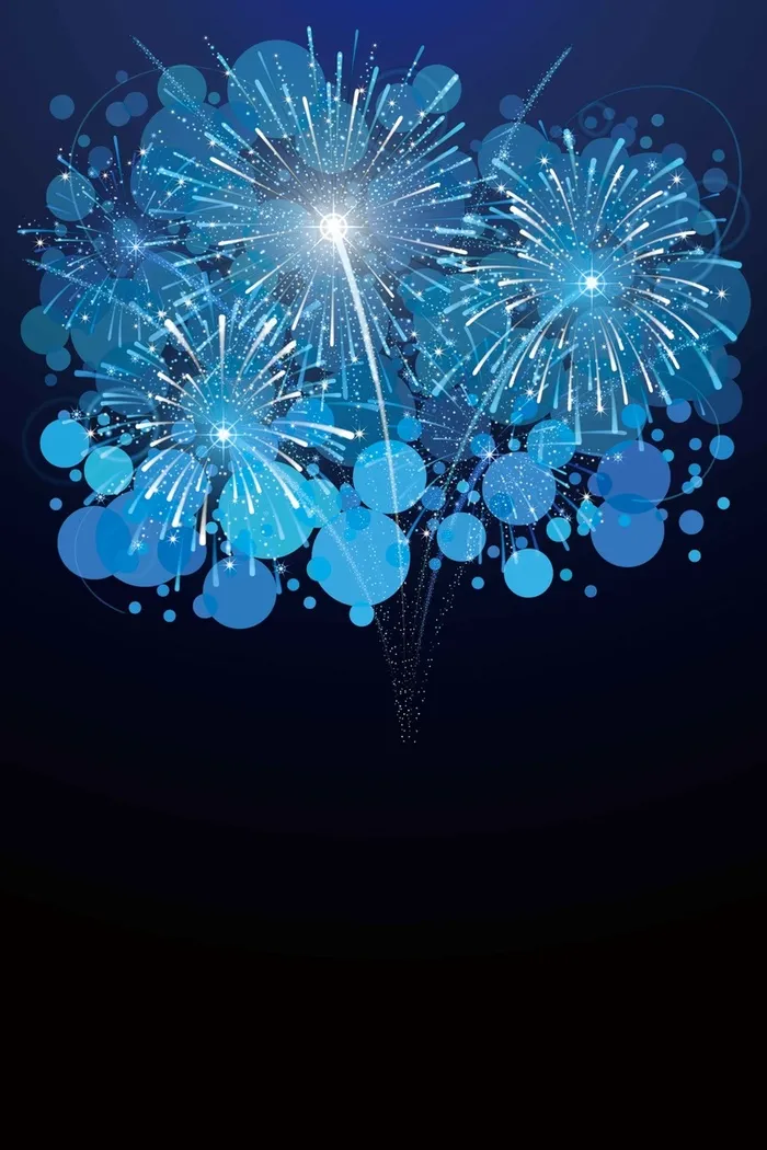 简约浪漫烟花宣传广告高清