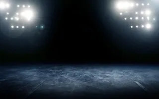 纯色背景地面灯光光效素材图片免抠