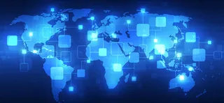 蓝色地球背景装饰高清