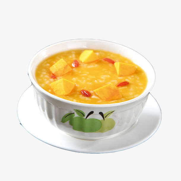 产品实物枸杞小米南瓜粥免抠