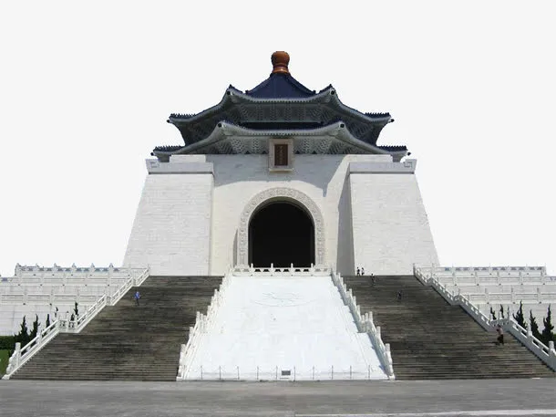 台北中正纪念堂台北手绘免抠