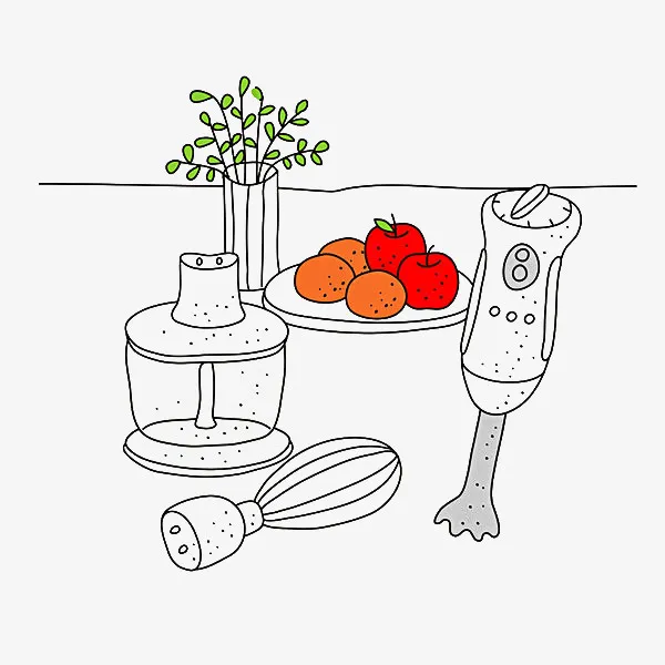 餐具插画免抠