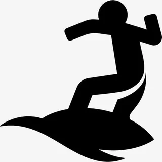 冲浪海龟图标免抠