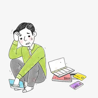 令人焦虑的存款免抠