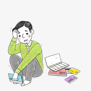 令人焦虑的存款免抠