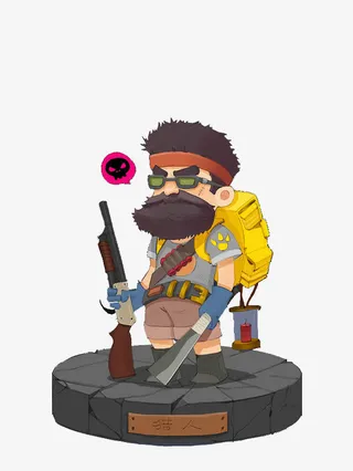 狼人杀猎人设计免抠