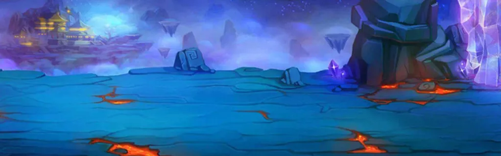 梦幻手绘游戏背景高清