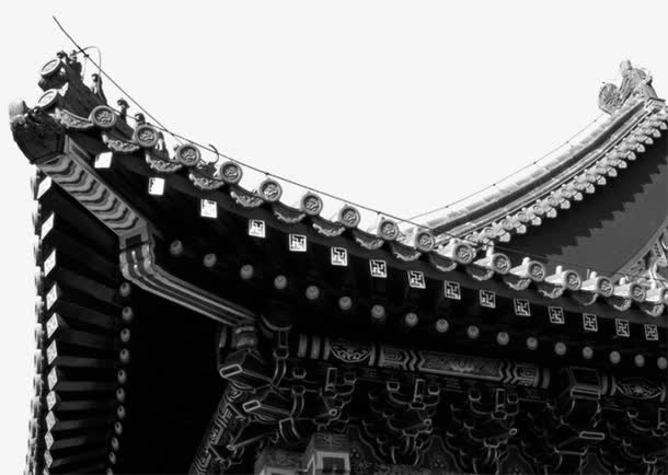 传统房檐免抠