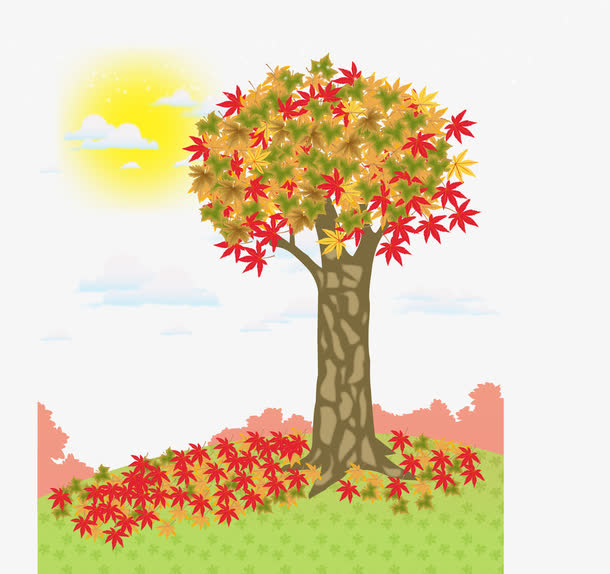 矢量树木免抠