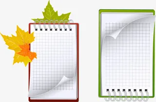 手绘记事本免抠