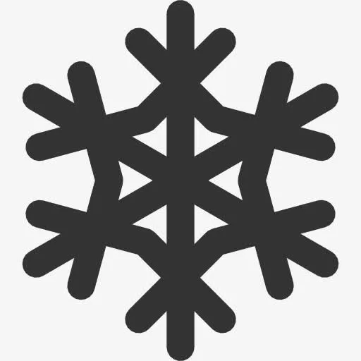 圣诞节雪花标志图标免抠