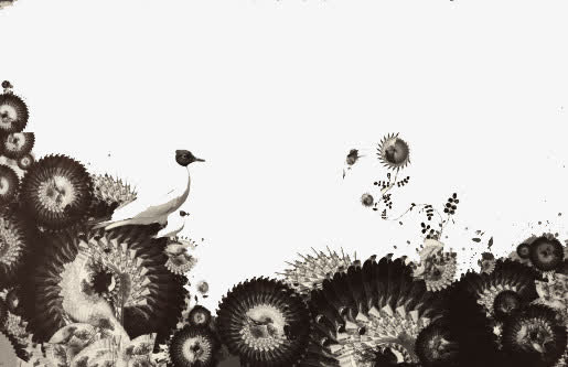 黑灰色底纹免抠