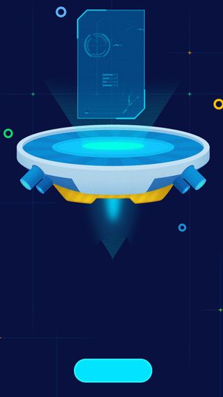 科技感线条商务蓝色H5背景素材高清