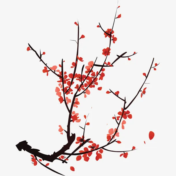 梅花花瓣免抠