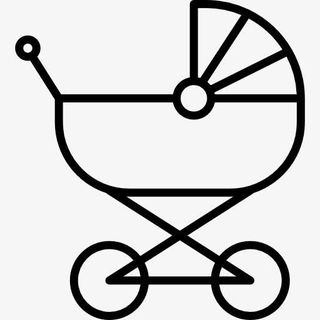 Baby Stroller 图标免抠