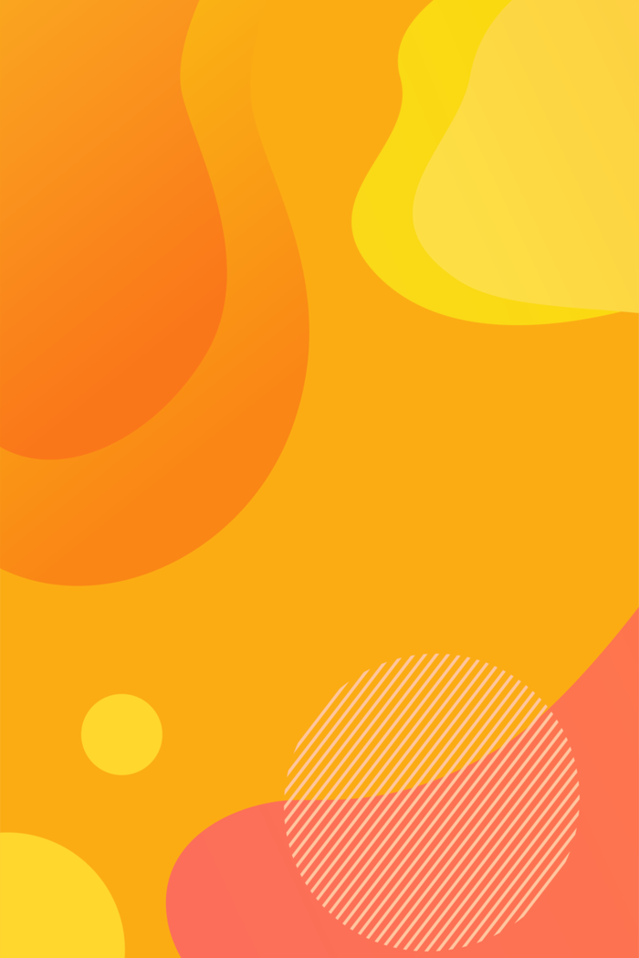 扁平风活力橙色背景高清